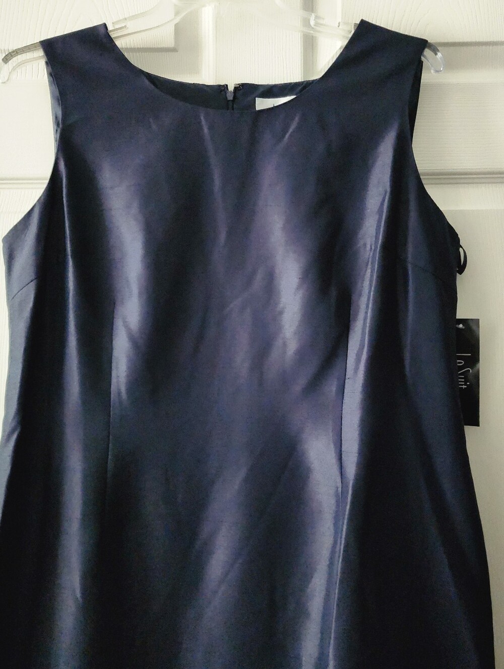 Le Suit Women's Navy Blue Jacket And Dress. - Picture 6 of 16